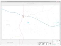 Sutton, Tx Carrier Route Wall Map