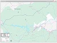 Swain, Nc Carrier Route Wall Map