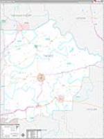 Talbot, Ga Carrier Route Wall Map