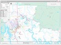 Taney, Mo Carrier Route Wall Map