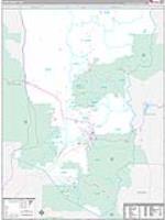 Taos, Nm Carrier Route Wall Map