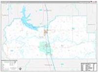 Tate, Ms Carrier Route Wall Map