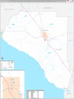 Taylor County, FL Zip Code Wall Map Basic Style by MarketMAPS - MapSales