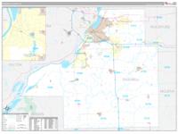 Tazewell, Il Carrier Route Wall Map