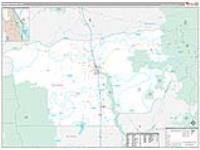 Tehama, Ca Carrier Route Wall Map