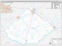 Telfair, Ga Carrier Route Wall Map