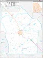 Terrell, Ga Carrier Route Wall Map