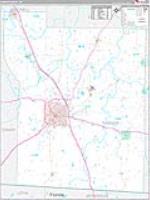 Thomas, Ga Carrier Route Wall Map