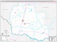 Tillman, Ok Carrier Route Wall Map