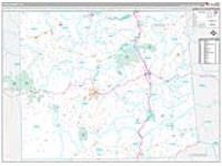 Tioga, Pa Carrier Route Wall Map