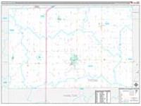 Tipton, In Carrier Route Wall Map