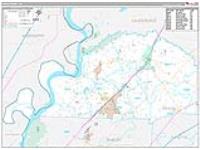 Tipton, Tn Carrier Route Wall Map