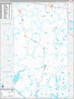 Todd, Mn Wall Map Zip Code