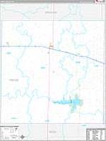 Trego, Ks Carrier Route Wall Map