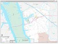 Trigg, Ky Carrier Route Wall Map