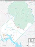 Trinity, Tx Carrier Route Wall Map