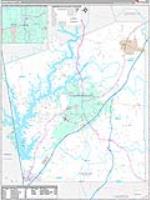 Troup, Ga Carrier Route Wall Map