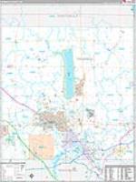 Trumbull, Oh Carrier Route Wall Map