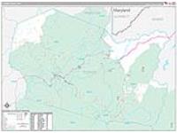 Tucker, Wv Carrier Route Wall Map