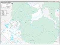 Tuolumne, Ca Carrier Route Wall Map