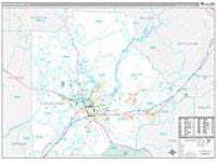 Tuscaloosa, Al Carrier Route Wall Map