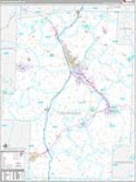 Tuscarawas, Oh Carrier Route Wall Map