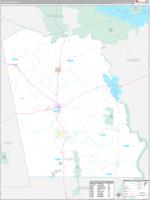 Tyler, Tx Carrier Route Wall Map