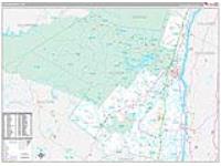 Ulster, Ny Carrier Route Wall Map