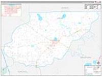 Union, Fl Carrier Route Wall Map