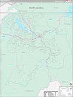 Union, Ga Carrier Route Wall Map