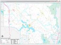 Union Parish (), La Carrier Route Wall Map