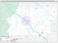 Union, Ms Carrier Route Wall Map