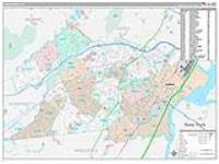 Union, Nj Carrier Route Wall Map