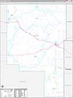 Union, Nm Carrier Route Wall Map