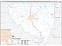 Upson, Ga Carrier Route Wall Map