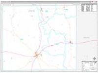 Uvalde, Tx Carrier Route Wall Map