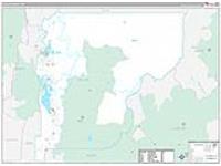 Valley, Id Carrier Route Wall Map