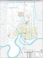 Vanderburgh, In Carrier Route Wall Map