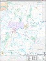 Venango, Pa Carrier Route Wall Map