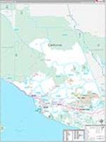 Ventura, Ca Carrier Route Wall Map