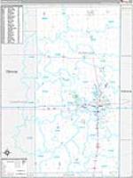 Vermilion, Il Wall Map Zip Code