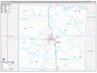 Vernon, Mo Carrier Route Wall Map