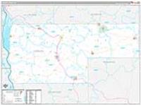 Vernon, Wi Carrier Route Wall Map