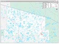 Vilas, Wi Carrier Route Wall Map