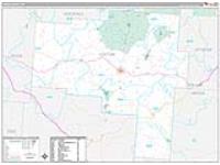 Vinton, Oh Carrier Route Wall Map