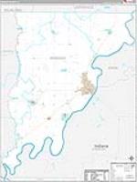 Wabash, Il Wall Map Zip Code