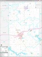 Wabash, In Carrier Route Wall Map