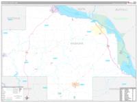 Wabasha, Mn Carrier Route Wall Map
