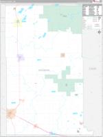 Wadena, Mn Carrier Route Wall Map