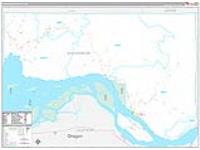 Wahkiakum, Wa Carrier Route Wall Map
